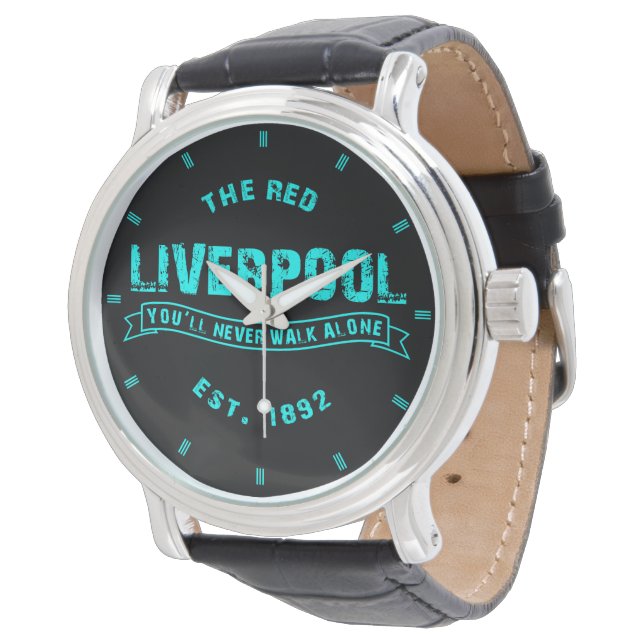 Montre Liverpool YNWA Blue Vintage (Incliné)