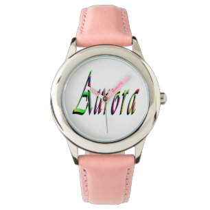 Montre Logo Aurora Girls Name,