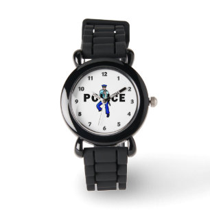 Montre Logo d'action policière