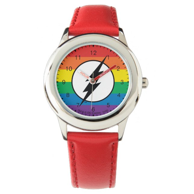 Montre Logo de Flash Rainbow (devant)