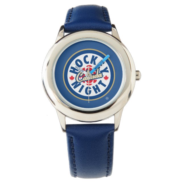 Montre Logo de la nuit du hockey au Canada (devant)