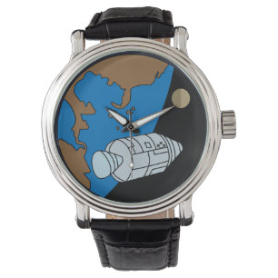 Montre Logo de patchs de mission Apollo 1