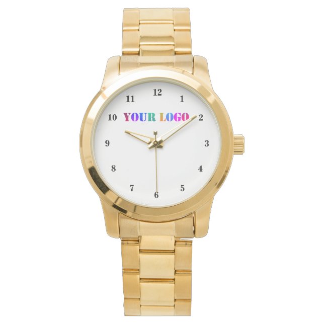 Montre Logo d'entreprise personnalisé Élégant (devant)