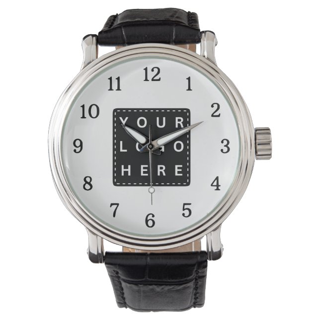 Montre Logo d'entreprise simple promotion (devant)