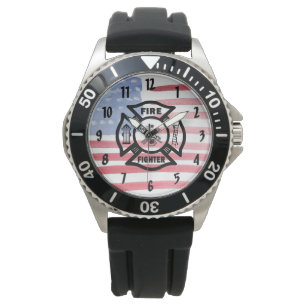 Montre Logo du service de pompiers  