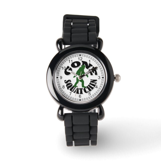 Montre logo Gone Squatchin bigfoot (Recto)