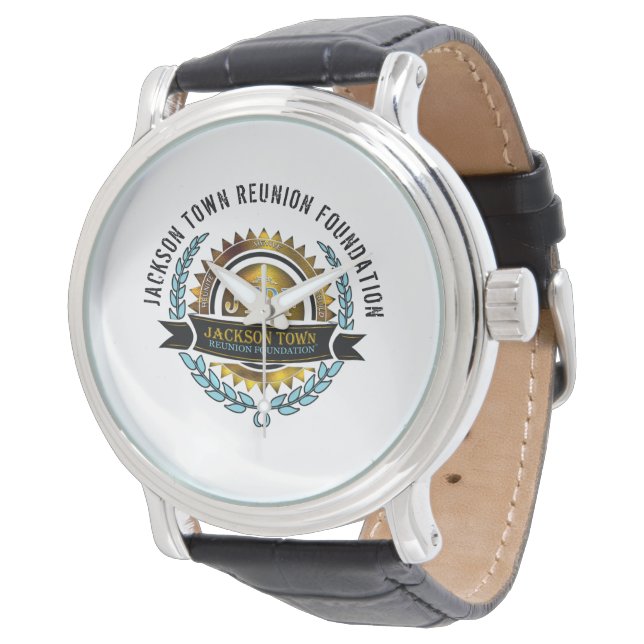 Montre Logo officiel de la Fondation Jackson Town (Incliné)