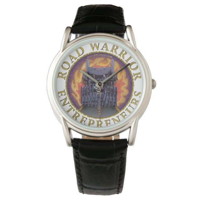 Montre Logo officiel des entrepreneurs guerriers routiers (devant)