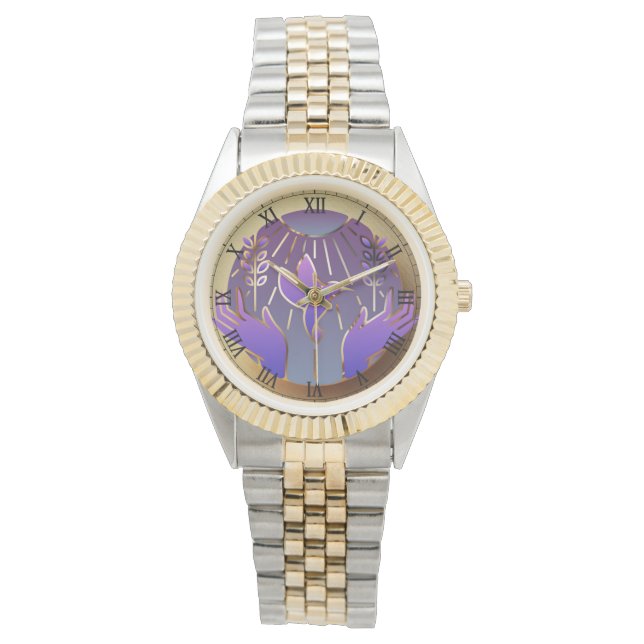 Montre Logo Or (devant)