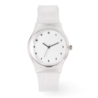 Montre Logo Photo Personnalisé Art Slogan Sporty Rose Sil