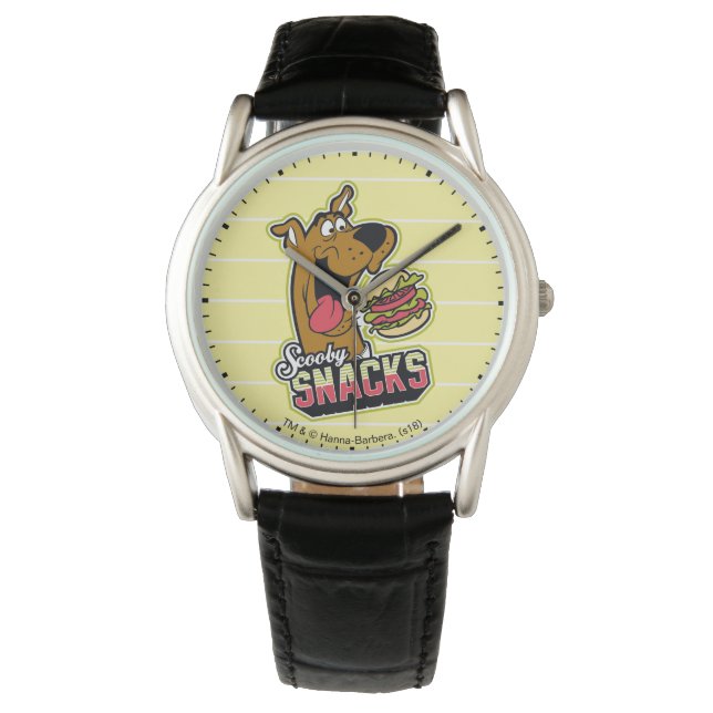 Montre Logo Scooby-Doo "Scooby Snacks" (devant)