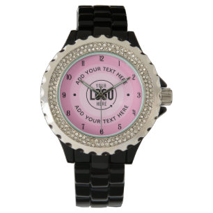 Montre ⌚ Logo-Texte personnalisé Cadeau personnalisé po