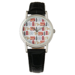 Montre London Icon and Corgi Collage Motif