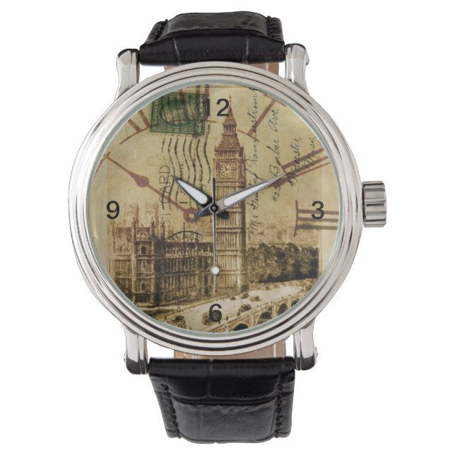 Montre London Tower Pont clocktower big ben (devant)