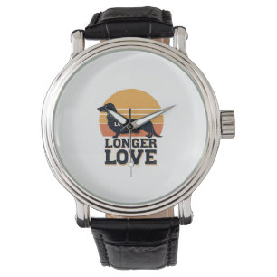 Montre Long Chien Amour Plus Long Vintage Dachshund Couch