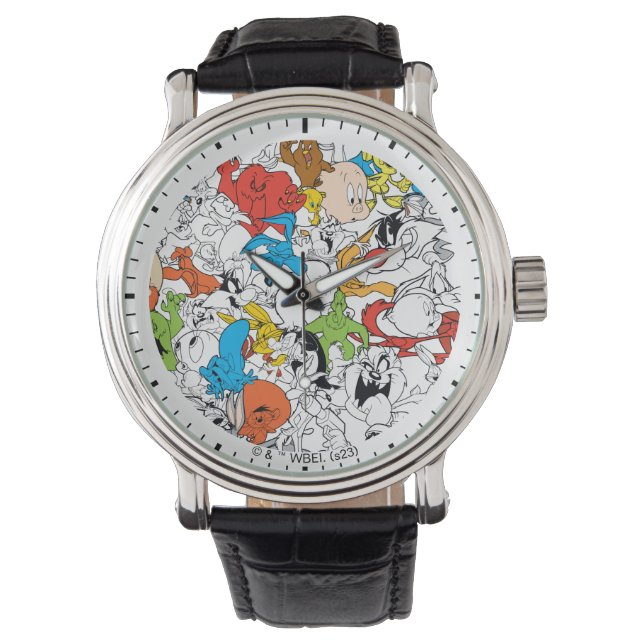 Montre LOONEY TUNES™ Color Pop Motif (devant)