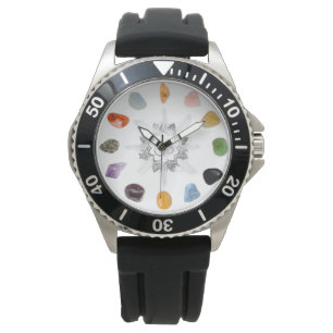 Montre *~* Lotus Cristal Grille Chakra Stones Om Spiritue