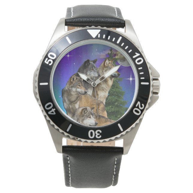 Montre Loup et lune (devant)