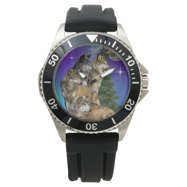 Montre Loup et lune (devant)