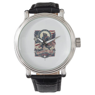 Montre Loup-garou patriotique Patriote Horreur Monstre Pa