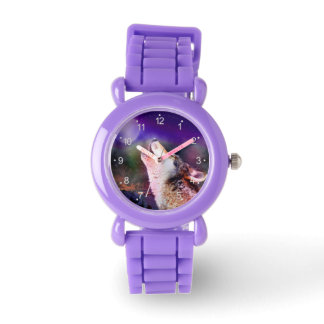 Montre Loup la nuit