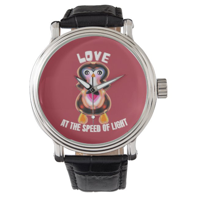 Montre Love at the Speed of Light Penguin Gift (devant)