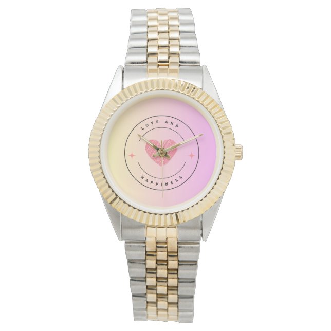 Montre Love & Happiness Rose Watch (devant)