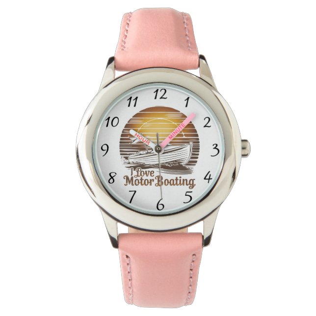 Montre Love Motor Boating : Un bateau d'affection (devant)