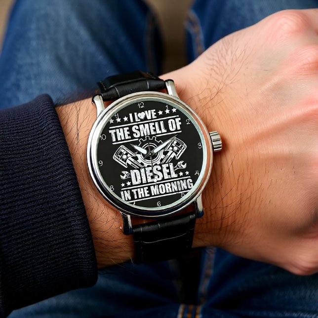 Montre Love That Morning Diesel Smell (Créateur téléchargé)