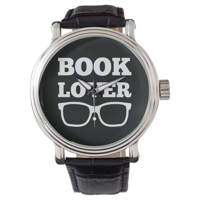 Montre Lover's Typographie Lecture lunettes (devant)