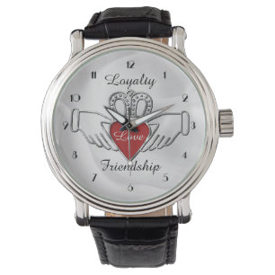 Montre Loyauté Amitié Claddagh Wrist Watch