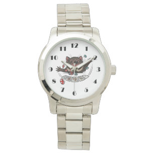 Montre Lucky Tasmanian Devil Royal Flush Poker Cartoon
