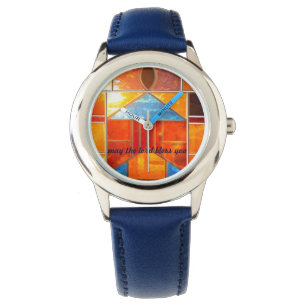 Montre Lumière magique déferlant des fenêtres de l'Eglise