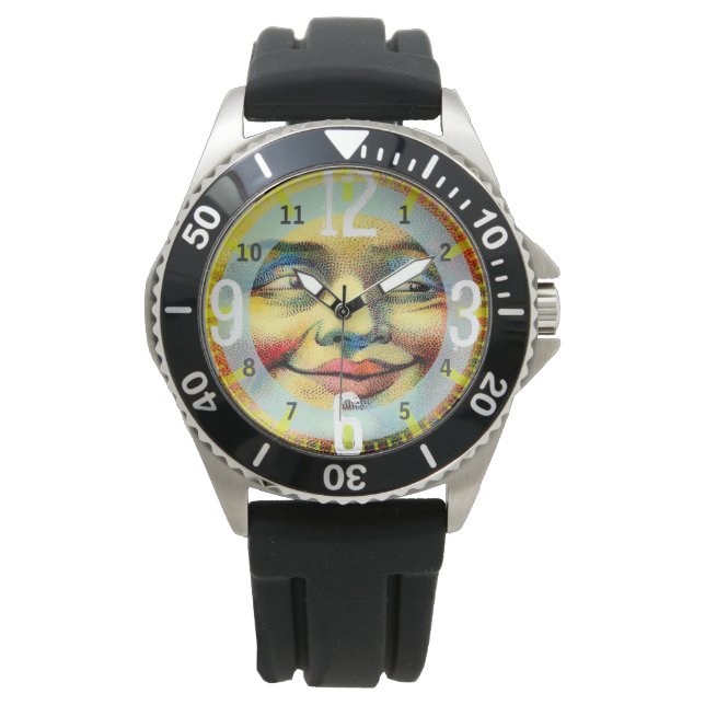 Montre Lune bleue (devant)