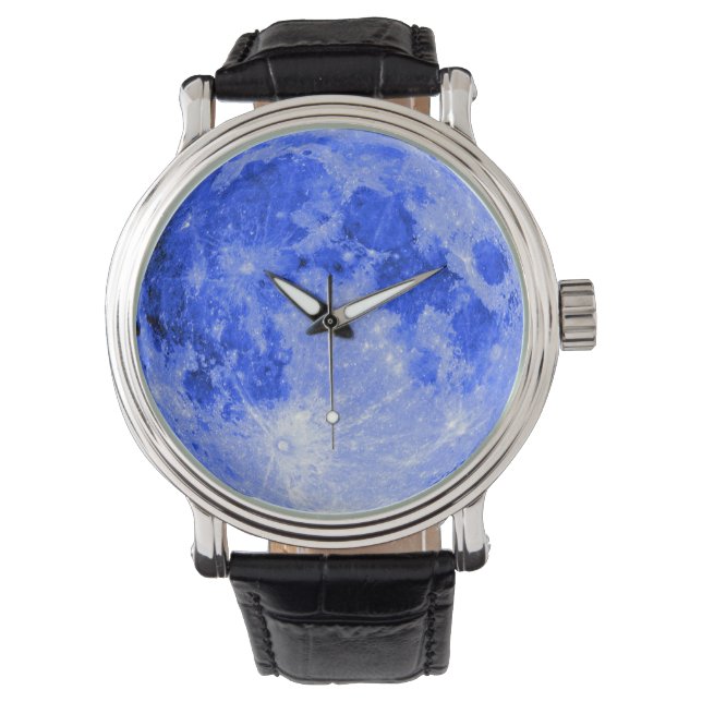Montre Lune bleue (devant)