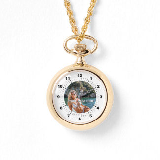 Montre LUXE! ✨ Gold Necklace Watch for Her