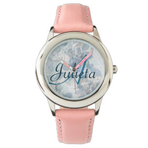 Montre Luxe Rose bleue Monogram