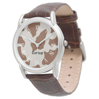 Montre Luxury Elegant Faux Cow Leather Trendy Collection