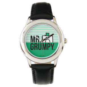 Montre M. Grumpy   Tête de regard sur le nom
