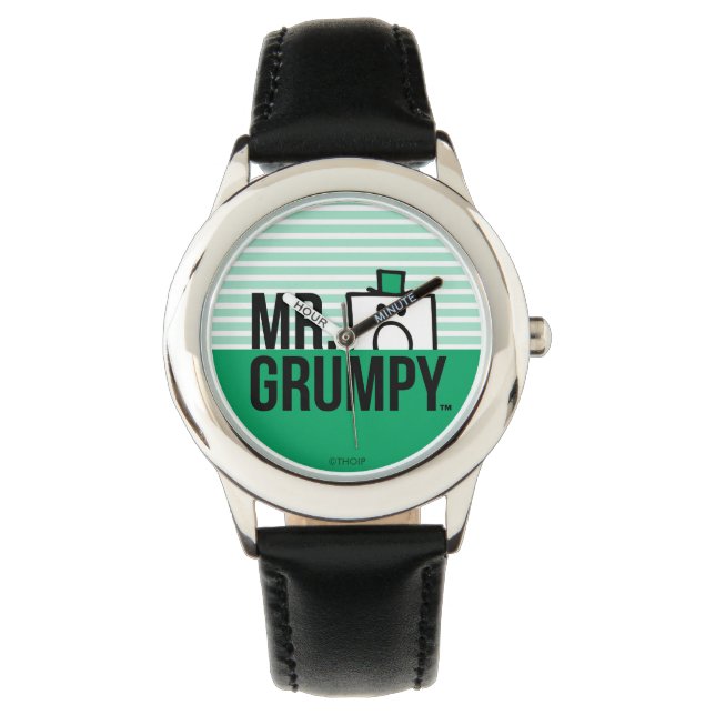 Montre M. Grumpy | Tête de regard sur le nom (devant)