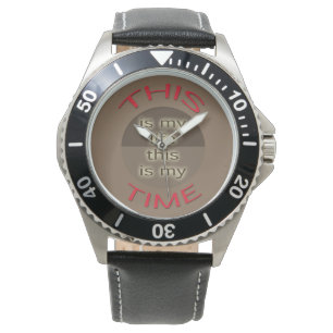Montre Ma vie, mon temps, rouge testé