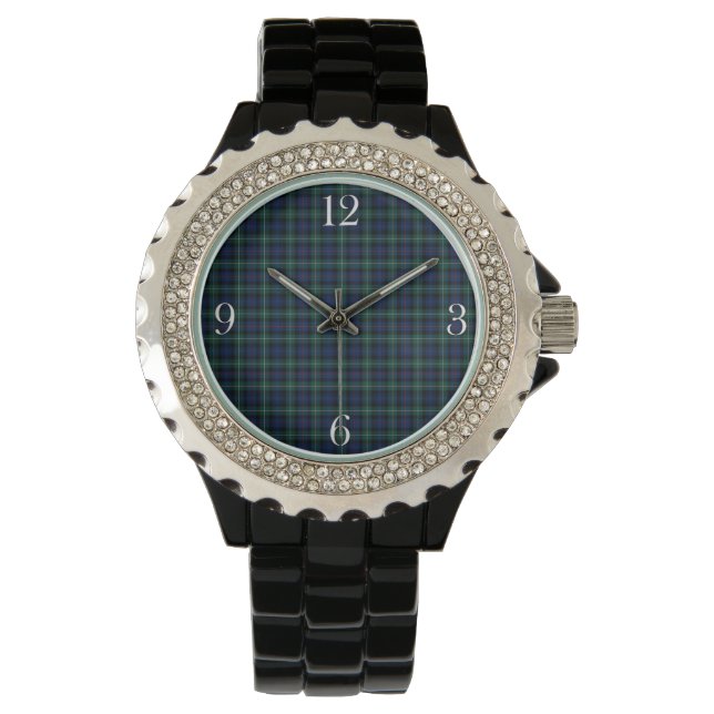 Montre MacKenzie Clan Scottish Highlands Tartan Watch (devant)