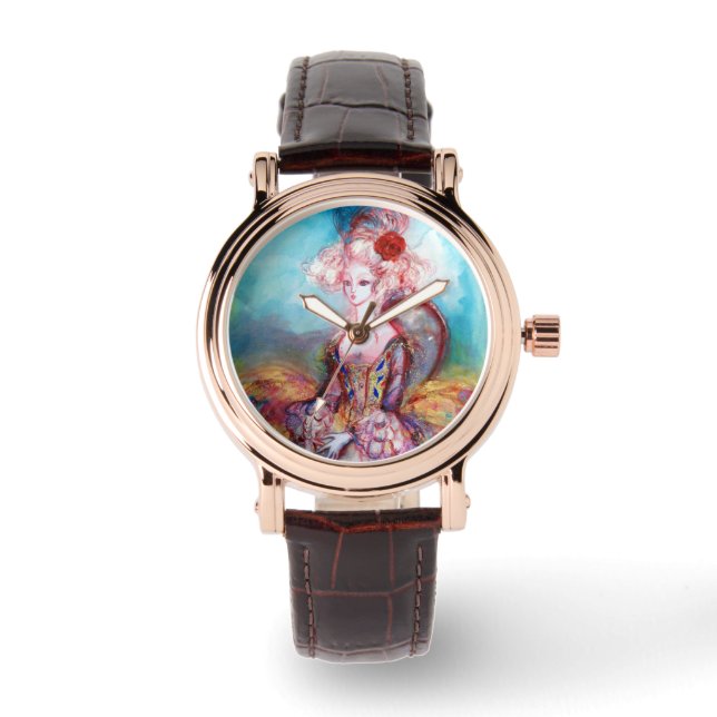 MONTRE MADAME POMPADOUR, MODE DE BEAUTÉ ÉLÉGANTE (Recto)