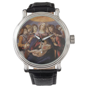 Montre Madone et Enfant avec des Anges par Sandro Bottice