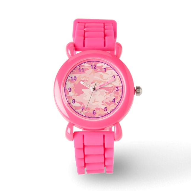 Montre Magnifique et élégante camée rose (Recto)