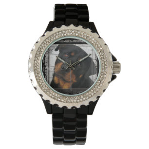 Montre Magnifique visage de chien Rottweiler Dog personna