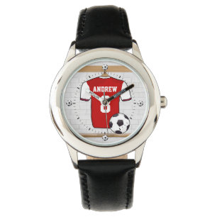 Montre maillot de football de football personnalisé