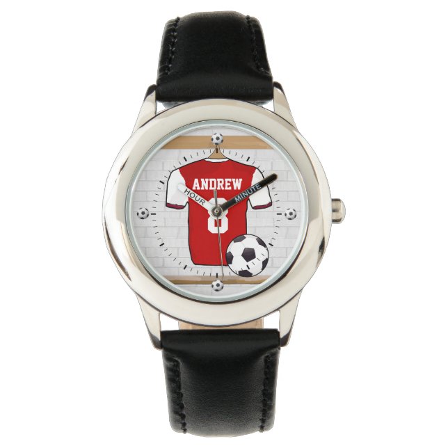 Montre maillot de football de football personnalisé (devant)