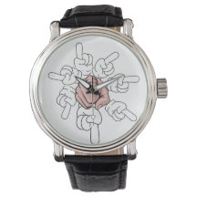 Montre main pointeur