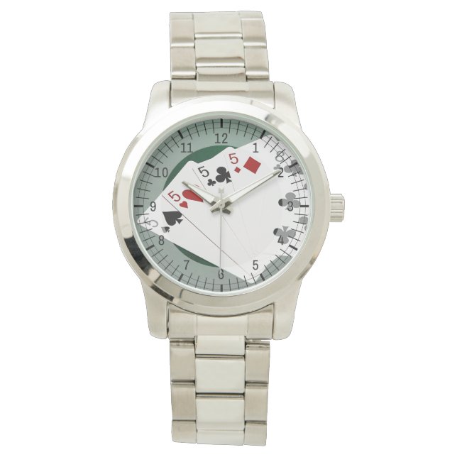 Montre Mains de poker - Quatre d'un genre - Des vies et h (devant)